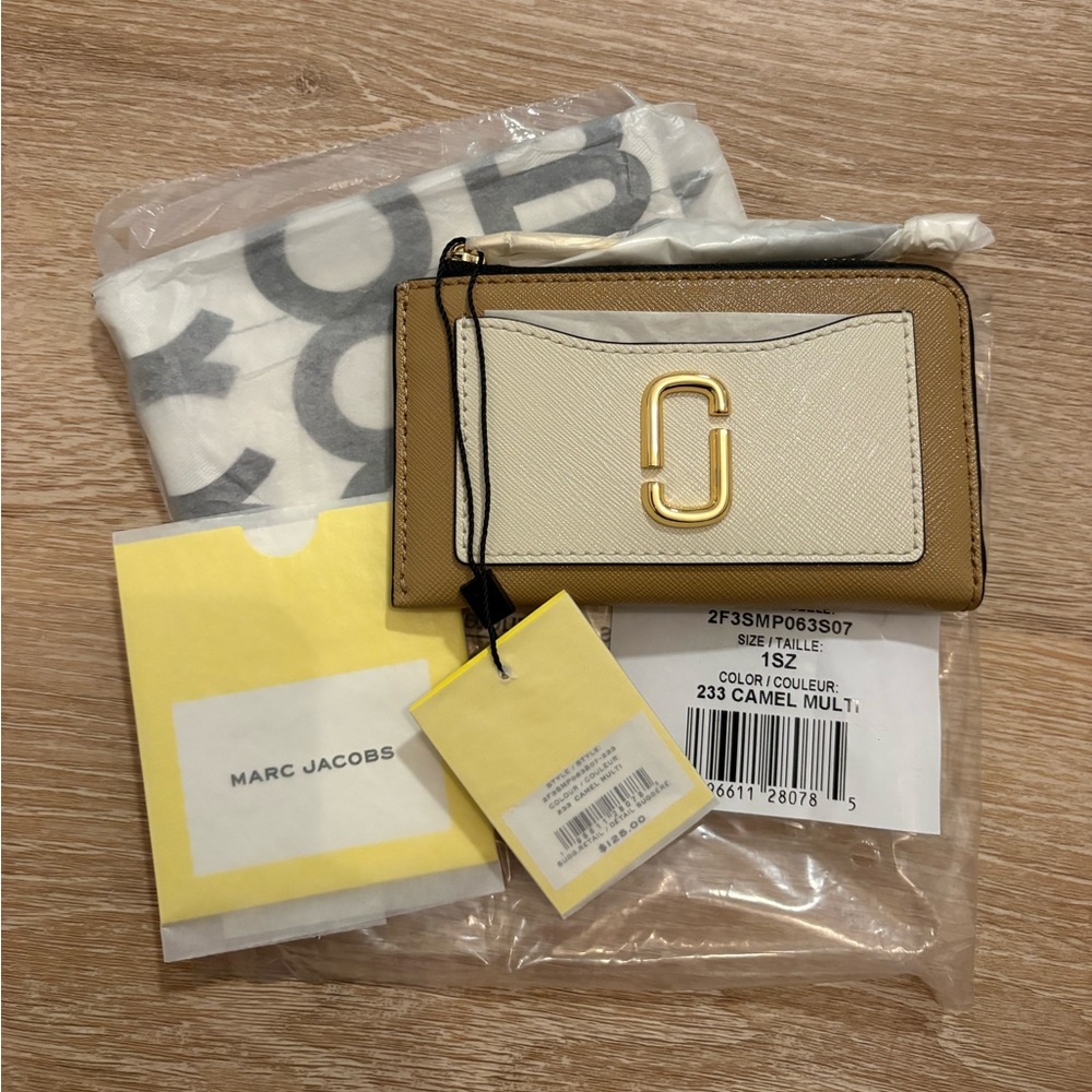 NWT Marc Jacobs The Snapshot Wallet Top Zip